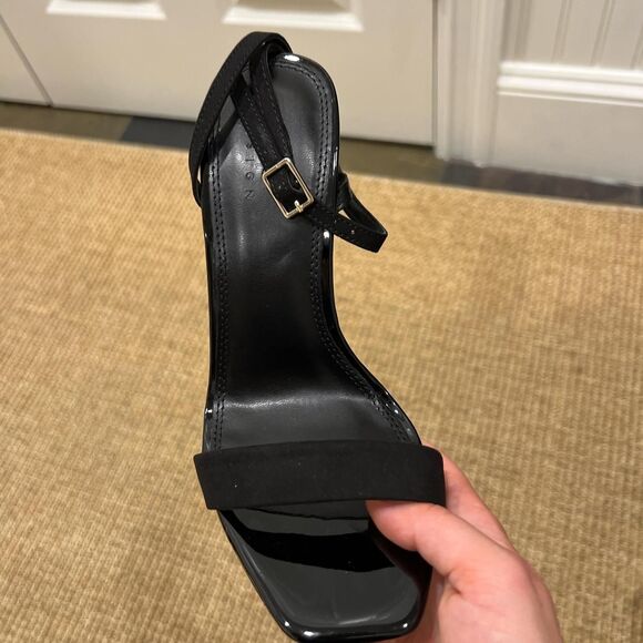 ASOS design nala black heeled sandals - Picture 6 of 7